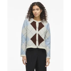 VILA dame strik cardigan VIKAYLA - Birch Hot