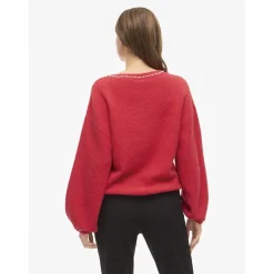 VILA dame strik trøje VISTELLA - Hibiscus Sale