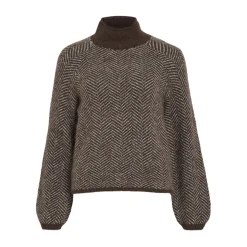 VILA dame strik VILORY - Coffee Bean Best