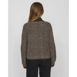 VILA dame strik VILORY - Coffee Bean Best