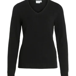 VILA dame strik VIRIL - Black Sale