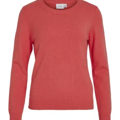 VILA dame strik VIRIL - Dubarry DARK MELANGE