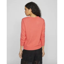 VILA dame strik VIRIL - Dubarry DARK MELANGE