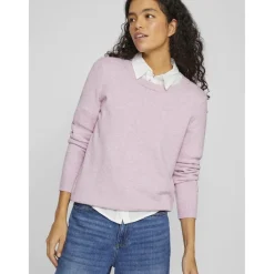 VILA dame strik VIRIL - Winsome Orchid MELANGE Online