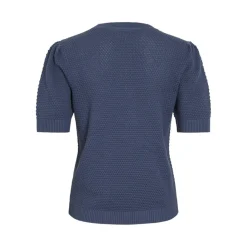 VILA dame top VIDALO - Vintage Indigo