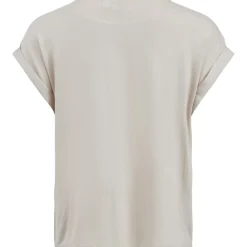 VILA dame top VIELLETTE - Cement Sale