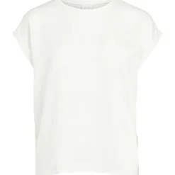 VILA dame top VIELLETTE - Snow white New