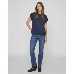 VILA dame top VIELLETTE - Navy Blazer Best