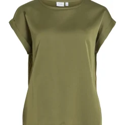 VILA dame top VIELLETTE - Capulet Olive Discount