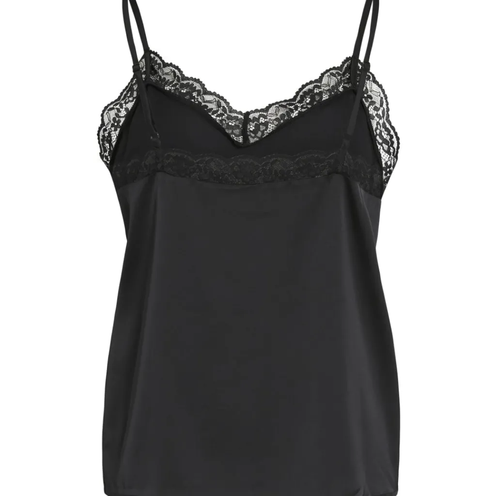 VILA Dame Top VIEnna - Black Beauty Online