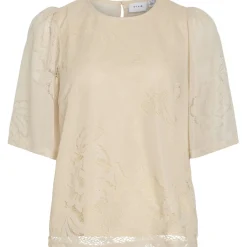 VILA dame top VIKAYLE - Rose Smoke Hot