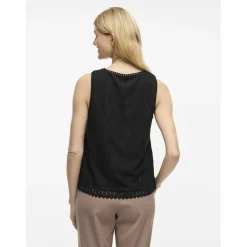 VILA dame top VITORTENA - Black Beauty New