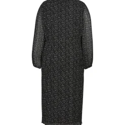 VILA kjole curve dame VIDALIANA - Black Outlet