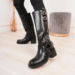 SHOES Yolene dame støvler 9639A - Black Hot