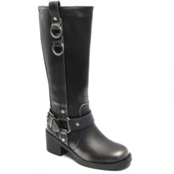 SHOES Yolene dame støvler 9639A - Gun Discount